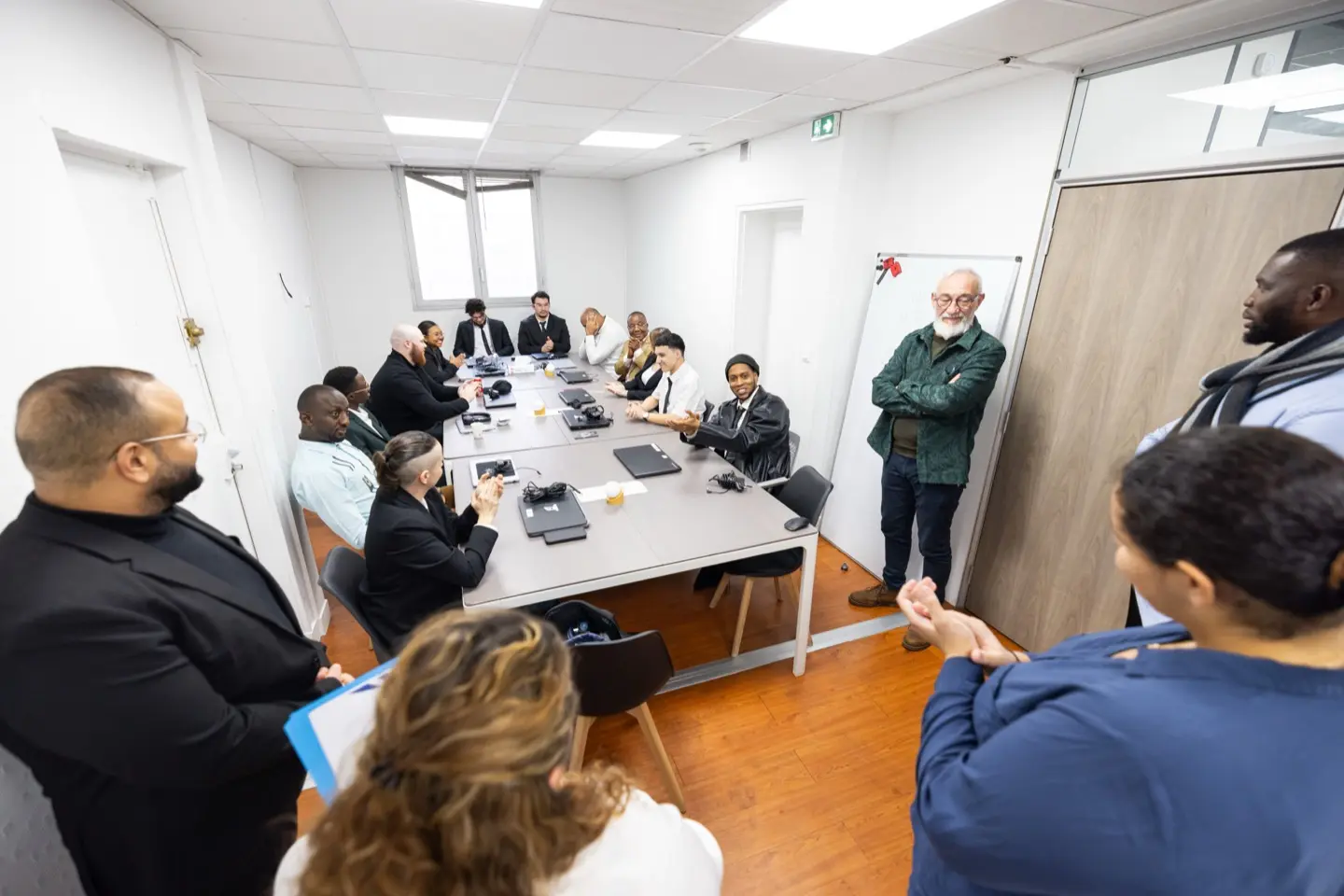 session de formation au sein des locaux d'audisee